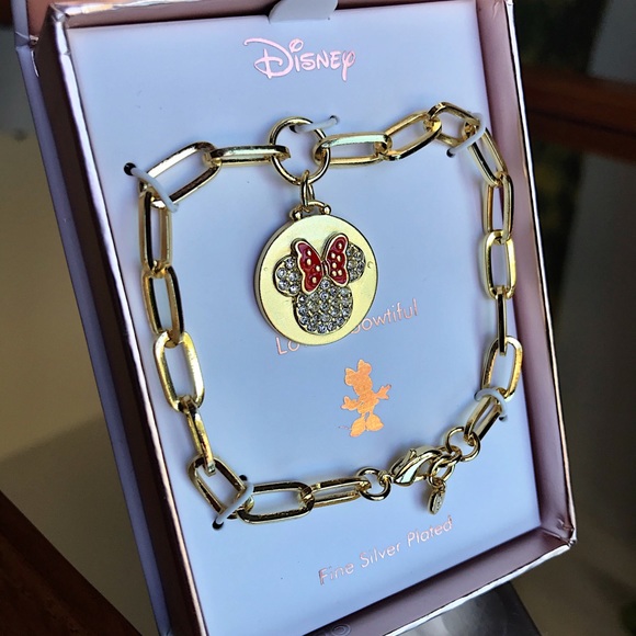 ❣️Disney Minnie Mouse charm link bracelet - Picture 2 of 8